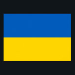 Póster Bandera de Ucrania<br><div class="desc">La bandera ucraniana es un bicolor horizontal. Los colores usados en la bandera son azul, amarillo. La proporción de la bandera ucraniana es de 2:3. La bandera de Ucrania se adoptó en 1992. El primer uso del diseño actual de la bandera fue en 1848. El último cambio al actual diseño...</div>