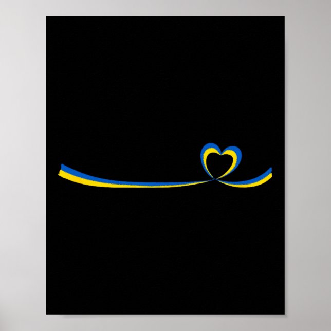 Póster Bandera de Ucrania2 (Frente)