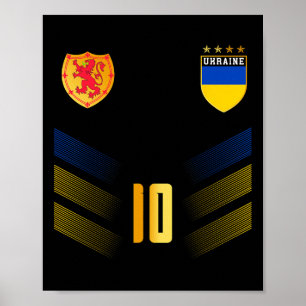 Póster Bandera de Ucrania Amantes del Orgullo Ucraniano 1