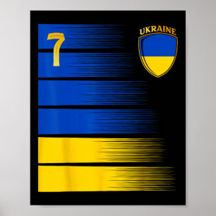 Póster Bandera de Ucrania Amantes del Orgullo Ucraniano 4