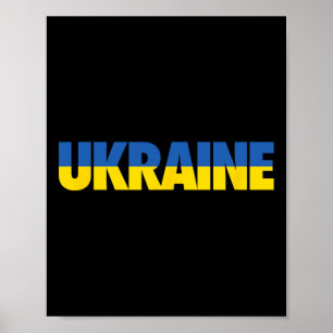 Póster Bandera de Ucrania Vintage Heritage 4