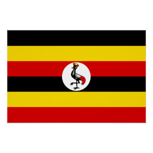 Póster Bandera de Uganda