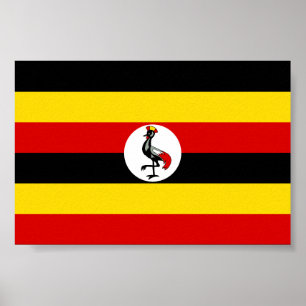 Póster Bandera de Uganda