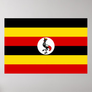 Póster Bandera de Uganda