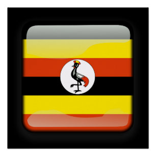Póster Bandera de Uganda