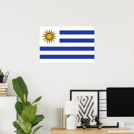 Póster Bandera de Uruguay