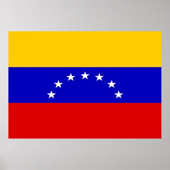 Póster Bandera de Venezuela (Frente)