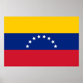 Póster Bandera de Venezuela