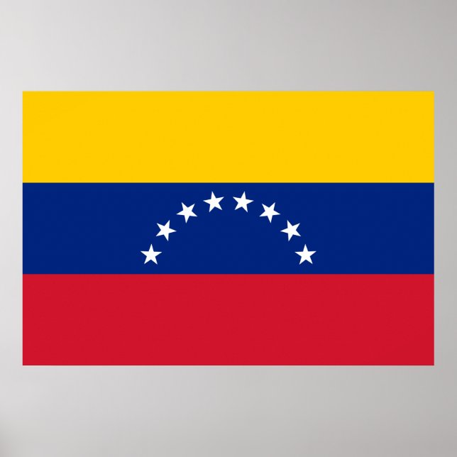Póster Bandera de Venezuela (Frente)