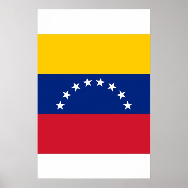 Póster Bandera de Venezuela (Frente)