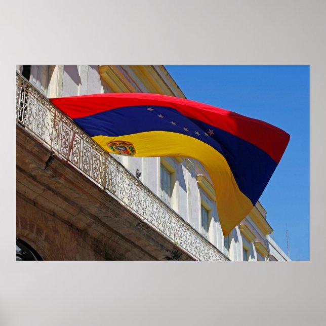 Póster Bandera de Venezuela (Frente)