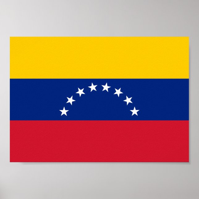Póster Bandera de Venezuela (Frente)