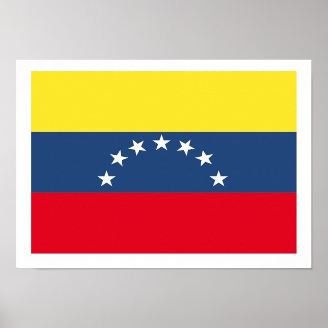 Póster Bandera de Venezuela (Frente)