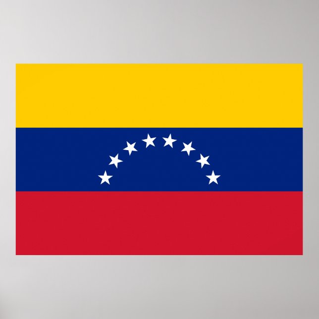 Póster Bandera de Venezuela (Frente)