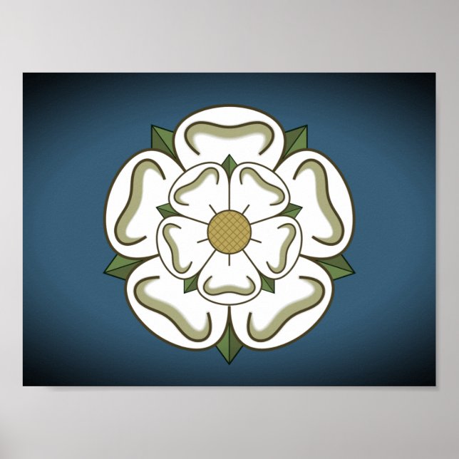 Póster Bandera de Yorkshire (Reino Unido) (Frente)