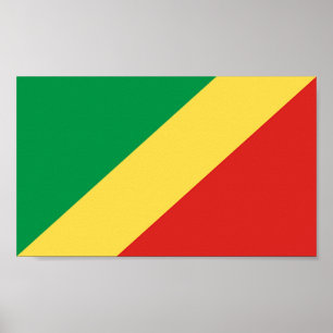 Póster Bandera del Congo
