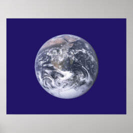 Póster Bandera del Día de la Tierra