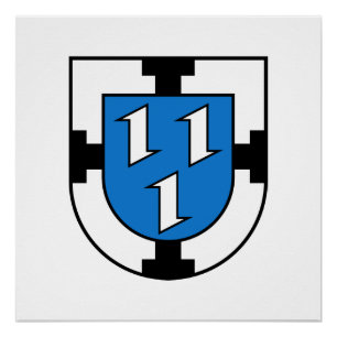 Póster bandera del emblema de la ciudad de Bottrop aleman