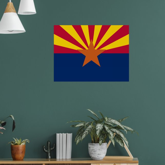Póster Bandera del estado de Arizona (Salón 1)
