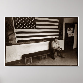 Póster Bandera del hombre