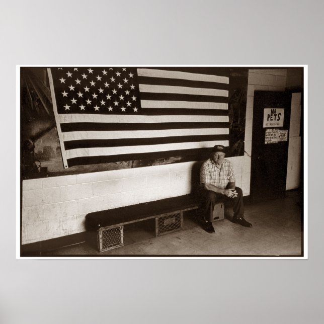 Póster Bandera del hombre (Frente)