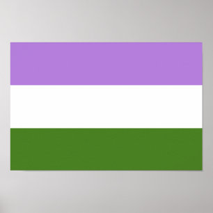 Póster Bandera del Orgullo de Género