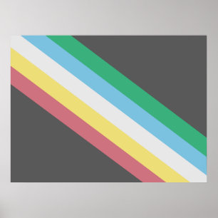 Póster Bandera del Orgullo de la Discapacidad