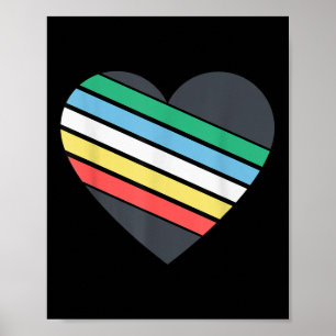 Póster Bandera del Orgullo de la Discapacidad Julio Mes A