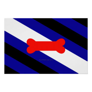 Póster Bandera del Orgullo de la Ocupación de SlipperyJoe