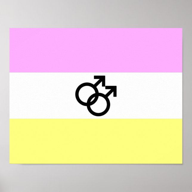 Póster Bandera del Orgullo Gay (Frente)