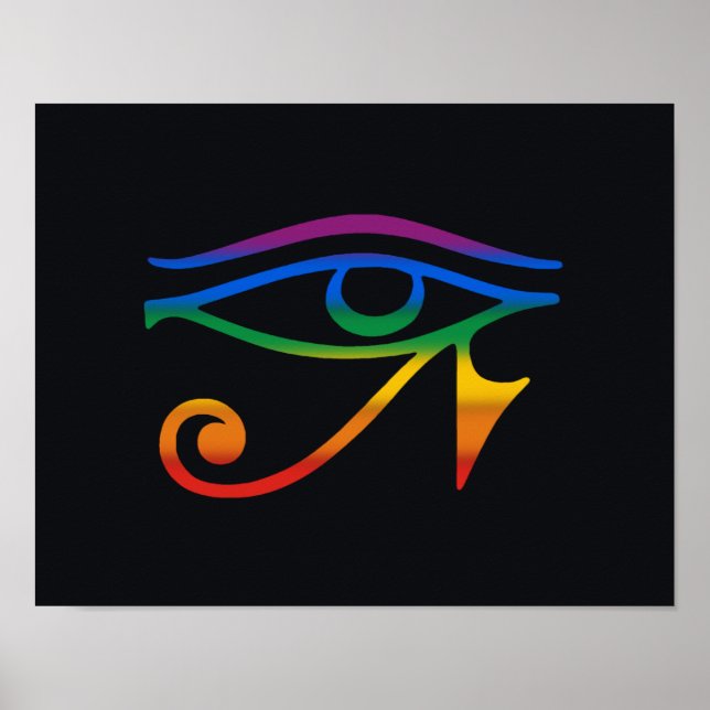 Póster Bandera del Orgullo Gay Goth (Frente)