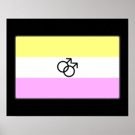 Póster Bandera del Orgullo Gay Twink