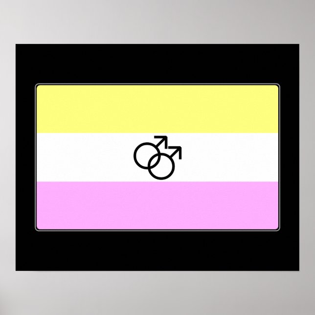 Póster Bandera del Orgullo Gay Twink (Frente)