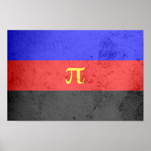 Póster Bandera del Orgullo Poliamoroso