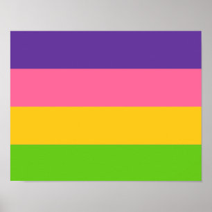 Póster Bandera del Orgullo Sáfico