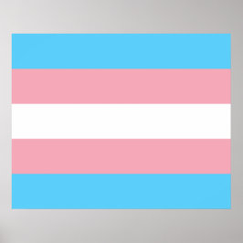 Póster Bandera del Orgullo Trans (Orgullo Transgénero)
