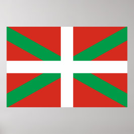 Póster Bandera del País Vasco