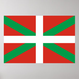 Póster Bandera del País Vasco