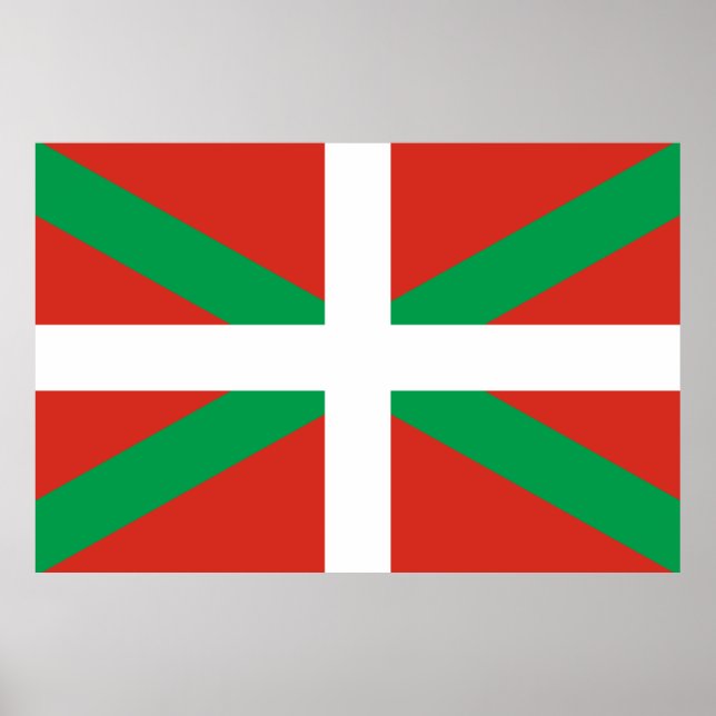 Póster Bandera del País Vasco (Frente)