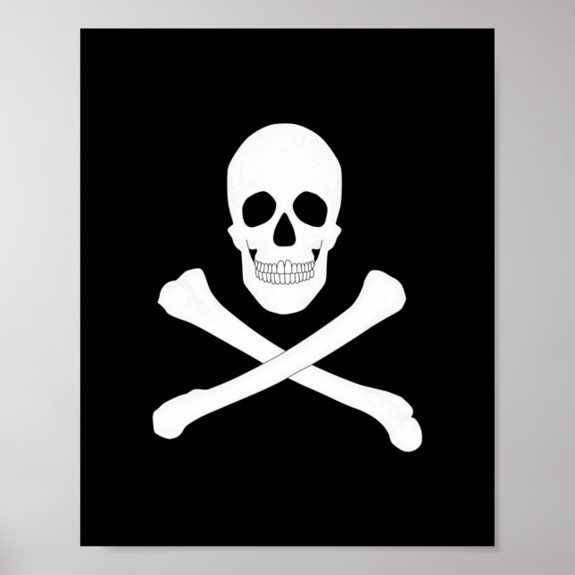 Póster Bandera del pirata (Jolly Roger) (Frente)