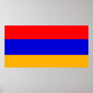 Póster Bandera del poster de Armenia