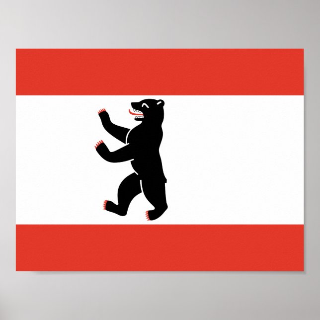 Póster Bandera del Poster de Berlín (Frente)