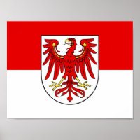 Bandera del Poster de Brandeburgo