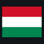 Póster Bandera del Poster de Hungría<br><div class="desc">Bandera del Poster de Hungría</div>