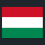 Póster Bandera del Poster de Hungría<br><div class="desc">Bandera del Poster de Hungría</div>