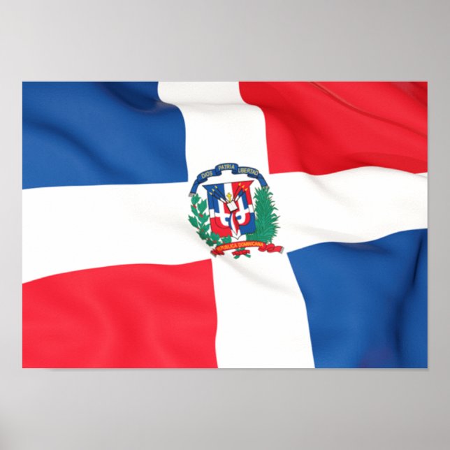 Póster Bandera del Poster de la República Dominicana (Frente)