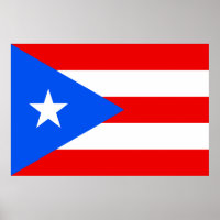 Bandera del Poster de Puerto Rico