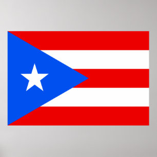 Póster Bandera del Poster de Puerto Rico