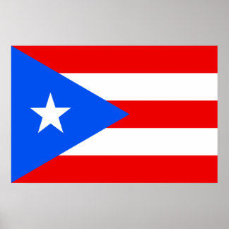 Póster Bandera del Poster de Puerto Rico