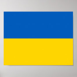 Póster Bandera del Poster de Ucrania